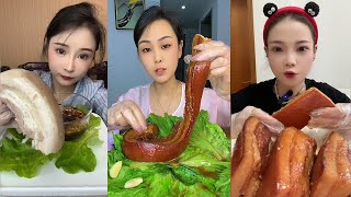 ASMR MUKBANG EATING SHOW Pork food  Boiled pork meats food Chinfood [upl. by Mellar244]