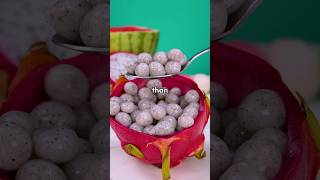 Is this DRAGON FRUIT popping boba sweeter treat than watermelon [upl. by Acissey]