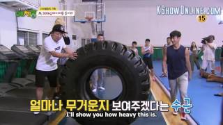 ENG SUB Wrestling coach is in love with Jota  Jota shocks everyone by lifting 300KG tire [upl. by Aydidey284]