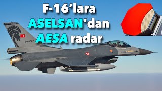 ASELSAN AESA radarı F16lara hangi avantajları sağlayacak [upl. by Aldos]