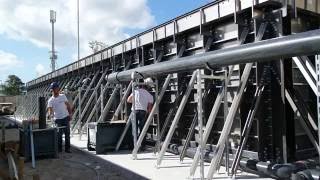 Rio 2016  Waterpolo temporary pool installation in timelapse  Myrtha Pools [upl. by Wadlinger]