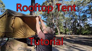 Rooftop tent tutorial  A collaboration with Peter Middo [upl. by Pat]