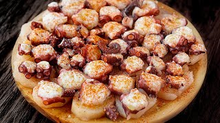 Pulpo a la gallega así de fácil [upl. by Eladnor]