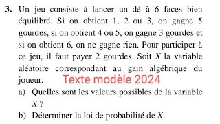 Correction ProbabilitéTexte modèle 2024💫📚🔥LLA💥 [upl. by Acino]