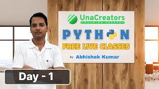 Python Class  Day 1  Python IDE PyCharm Installation and First Code [upl. by Zeph]