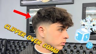 CLIPPER OVER COMB MID FADE TUTORIAL  BEGINNER FRIENDLY [upl. by Ailuy]