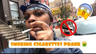 CAUGHT SMOKING CIGARETTES Smoking Cigarette Prank On My Sister [upl. by Avehsile]