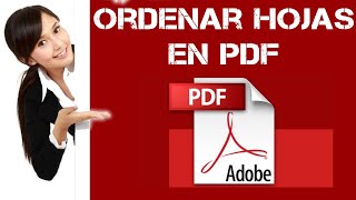 🚀 Como ORDENAR e INSERTAR hojas o paginas en PDF sin programas ▶️ 2021 [upl. by Oaks]