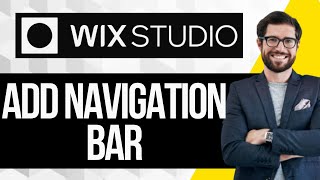 How to Create a Navigation Bar in Wix Studio [upl. by Ahtel]