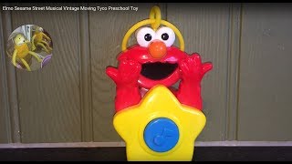 Elmo Sesame Street Musical Vintage Moving Tyco Preschool Toy [upl. by Yvor]