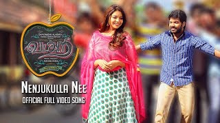 Vadacurry  Nenjukulle Nee Video Song  Jai Swathi Reddy RJ Balaji  Vivek  Mervin [upl. by Ecinhoj]