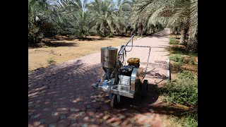 DATE PALM POLLINATION  POLLEN ATOMIZER MACHINE ماكنة تلقيح النخيل [upl. by Meadow31]