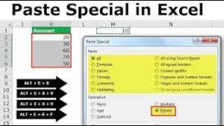 Financial Analysis Excel Introdn8 Copy cut paste and paste special [upl. by Dione]