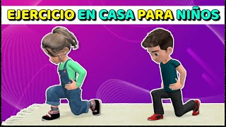 EJERCICIO PARA NIÑOS EN CASA – AERÓBICOS EN 14 MINUTOS [upl. by Monah672]