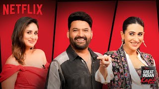 Iconic duo  Karishma Kapoor Kareena Kapoor Khan  The Great Indian Kapil Show  Netflix [upl. by Lipkin]