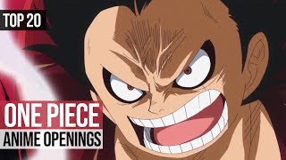 Top 20 One Piece Openings HD 1080p [upl. by Nylyrehc]