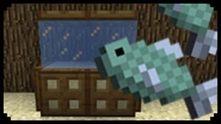 ✔ Minecraft How to make a Fish Tank [upl. by Jelsma821]