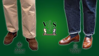 Alden LHS vs Crockett amp Jones Harvard  The Most Comfortable Ivy League Loafer [upl. by Burner589]