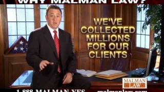 Malman Law Chicago Personal Injury  TV Commercial [upl. by Akirdnwahs]