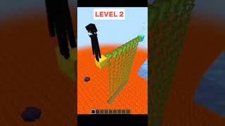 Level 1 to 5 ll enderman vs endermite shots minecraft [upl. by Jaquelin]