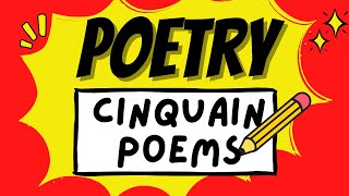 Cinquain Poem for Kids [upl. by Paolina]