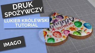 Jak udekorować pierniczki z lukrem królewskim Druk spożywczy krok po kroku [upl. by Isidro683]