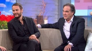 Oliver Stone and Taylor Kitsch on New Drug Film Savages [upl. by Airitac819]