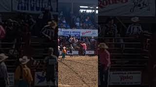 Prisoner riding a Bull at Angola Prison Rodeo [upl. by Altman]