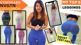 Unbelievable 5 Biggest Leggings Brand Put to the Squat Test  You wont Believe the Results Indian [upl. by Annawad111]