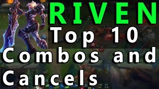 Tutorials Riven Top 10 Combos YOU Should Learn And Master [upl. by Peadar]