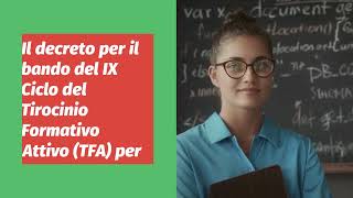 Concorso TFA Sostegno 2024 [upl. by Ciri]