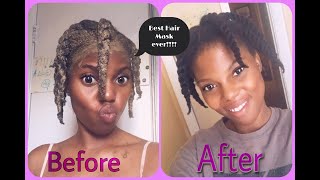 Bentonite Clay and Henna Hair Mask On 4C Natural Hair for Fast Hair Growth  MiMaSheeTV [upl. by Finbur]