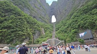 Heavens Gate ah kan ding ve ta  Tianmen Mountain  Zhangjiajie  16052024 [upl. by Baxter]