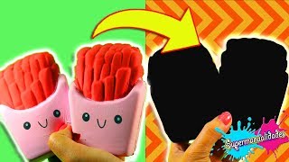 Reparando Squishies de comida rápida Squishy makeover Ep 4  Supermanualidades [upl. by Akcired]