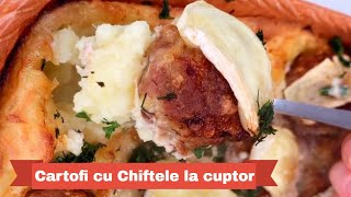 cartofi cu chiftele la cuptor reteta simpla si delicioasa  SUB ENG  In bucatarie cu Helena [upl. by Lorry955]