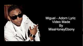 Miguel  Adorn Lyrics [upl. by Wendall]