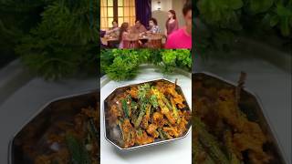 crispy bhindi recipe 😋 l crispy bhindi kaisa banata ha l food [upl. by Neetsuj]