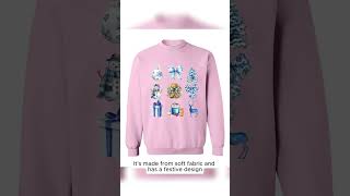 Merry Christmas Sweatshirts Warm Winter Sweaters for Women Holiday Sweatshirts [upl. by Jeanine]