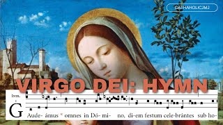 Gregorian Prayer Virgo Dei Genetrix [upl. by Einhpad]