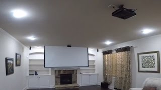 Recessed Projector Screen [upl. by Acimat]