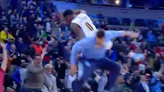 Emmanuel Mudiay Knocks Down Game Winning Buzzer Beater [upl. by Nwahsir938]