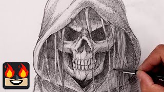 How To Draw the Grim Reaper  Sketch Tutorial [upl. by Liuqa]