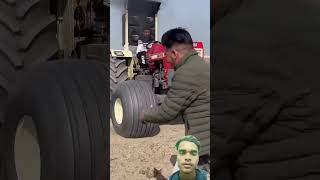 Nishu bhai ka swaraj trector ke sath lajavab stunt automobile nishudaswal stunt shorts [upl. by Nicodemus]