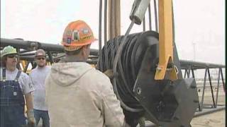 Liebherr Nenzing Film  LR1280 with Derrick  Assembly Pt 3flv [upl. by Ecirted]