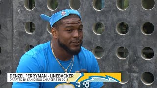 Chargers linebacker Denzel Perryman discusses his return to the Bolts for 2024 [upl. by Ecaroh]