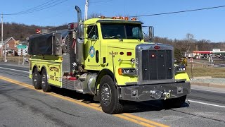 Refton Fire Tanker 59 Responding Peaked Q amp Lots Of Horn [upl. by Fia]