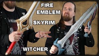 A Pragmatic quotReviewquot of Video Game Swords Fire Emblem  Skyrim  Witcher [upl. by Barren]