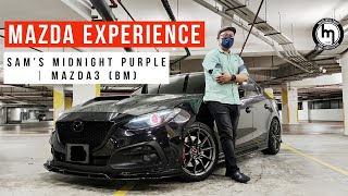 Mazda Experience Sams Midnight Purple  2014 Mazda3 BM mazda3 midnightpurple modified viral [upl. by Geno]