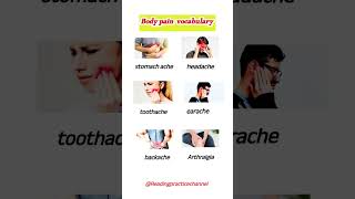 Body pain vocabulary Readingpracticechannel [upl. by Ramled]