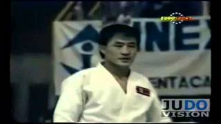 JUDO 1989 World Championships Su Li Chang PRK  Bertalan Hajtos HUN [upl. by Reid]